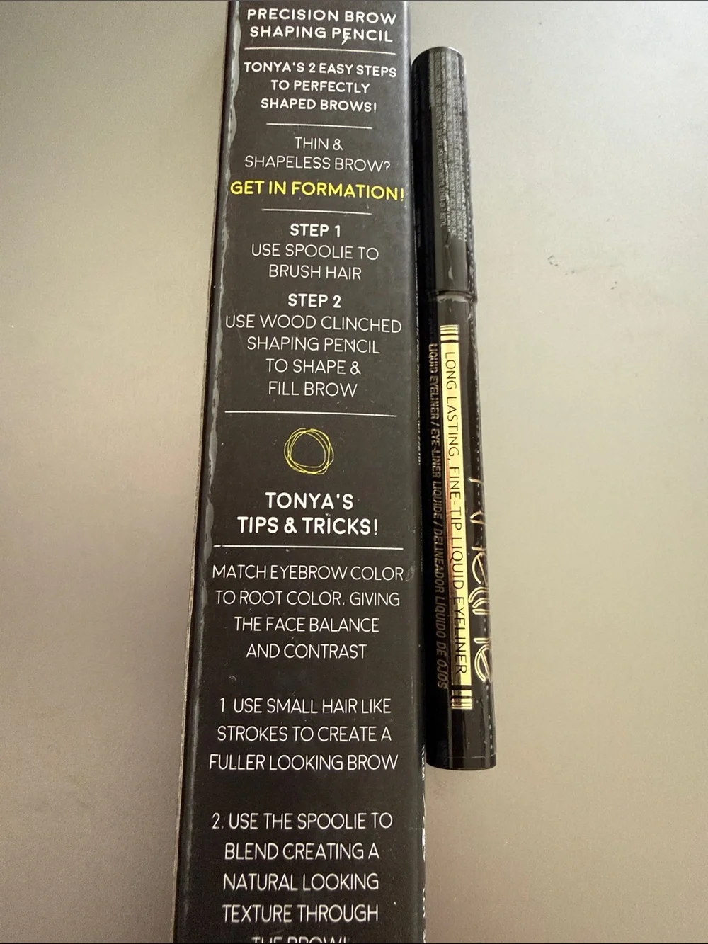 Arches & Halos Precision Brow Pencil - La girl eyeliner liquid set 2